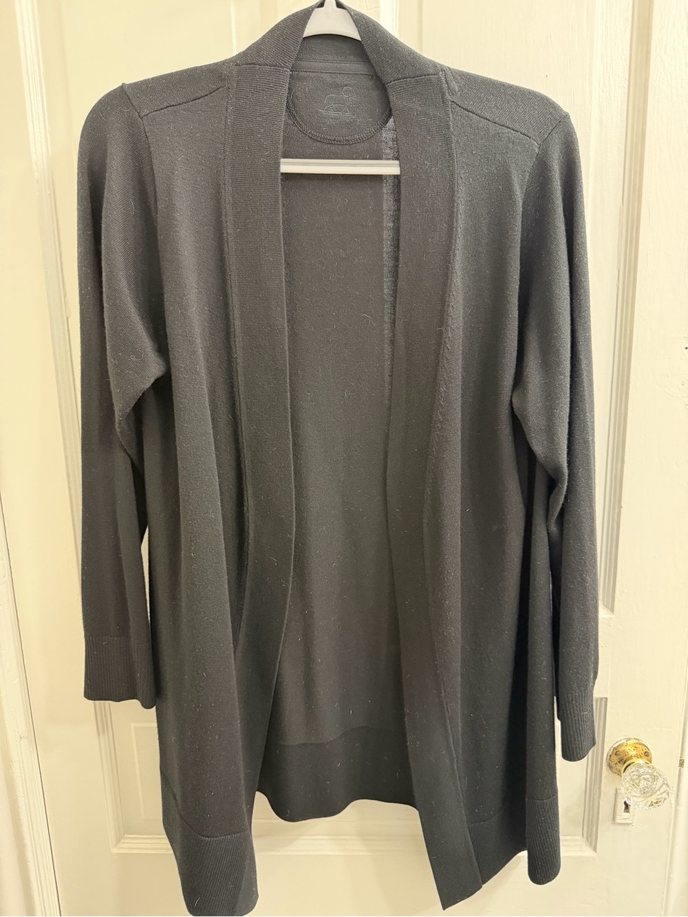 Woolx Macie Black Cardigan Sweater